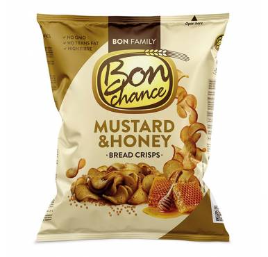BON CHANCE bread crisps mustard and honey 120g