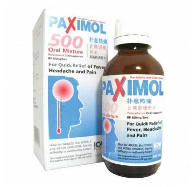 ICM paximol 500 oral mixture 100 ml